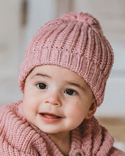 Load image into Gallery viewer, fox &amp; finch Pink Rib Beanie