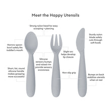 Load image into Gallery viewer, ezpz Happy Utensils