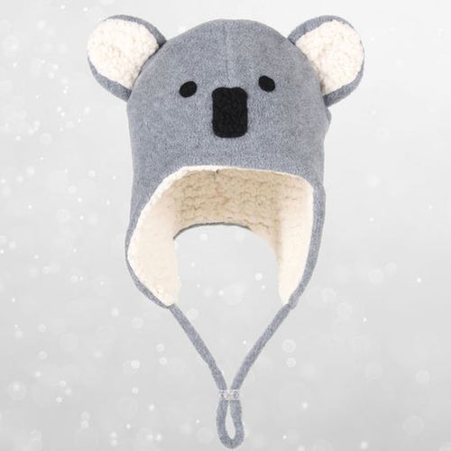 Bedhead Koala Fleecy Winter Beanie - Grey Marle