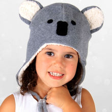Load image into Gallery viewer, Bedhead Koala Fleecy Winter Beanie - Grey Marle