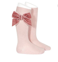 Load image into Gallery viewer, Cóndor Knee High Socks with Velvet Bow - assorted