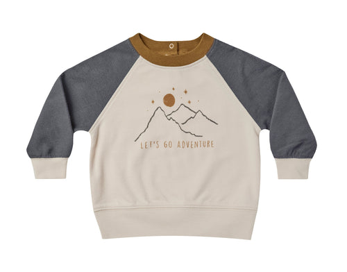 Rylee + Cru raglan sweatshirt || let's go adventure