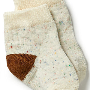 wilson + frenchy Organic 3 Pack Baby Socks