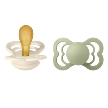 Load image into Gallery viewer, BIBS Dummies Supreme - Natural Rubber | Silicone - Twin Pack