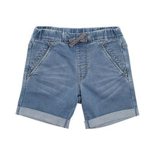 Load image into Gallery viewer, Bébé Boys Knit Denim Shorts