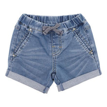 Load image into Gallery viewer, Bébé Boys Knit Denim Shorts
