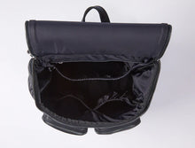 Load image into Gallery viewer, OiOi Genuine Leather Nappy Backpack - Jet Black