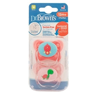 Load image into Gallery viewer, Dr Brown&#39;s Prevent Printed Soother 2 Pack