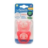 Load image into Gallery viewer, Dr Brown&#39;s Prevent Printed Soother 2 Pack