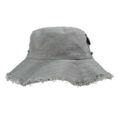 Bébé Khaki Linen Sun Hat