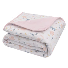 Load image into Gallery viewer, Living Textiles Organic Muslin Cot Blanket - Botanical