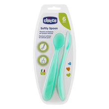 Load image into Gallery viewer, Chicco Soft Silicone Spoon 6m+