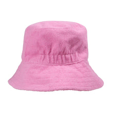 Load image into Gallery viewer, Bébé Summer Pink Terry Sun Hat