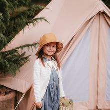 Load image into Gallery viewer, Bedhead 'Sightseer' Girls Wide-Brimmed Sun Bonnet - Peony / Maize