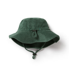 Load image into Gallery viewer, wilson + frenchy Organic Terry Sunhat - Moss