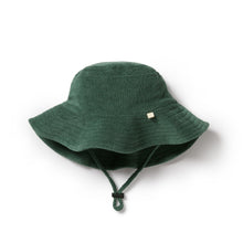 Load image into Gallery viewer, wilson + frenchy Organic Terry Sunhat - Moss