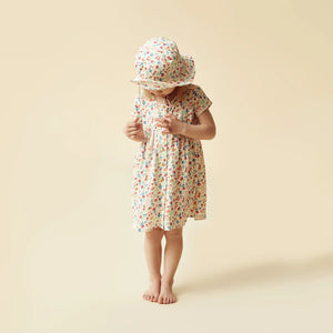 wilson + frenchy Tropical Garden Crinkle Dress