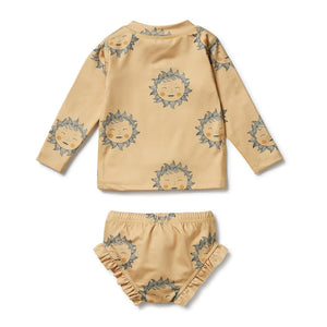 wilson + frenchy Shine on Me Rashie Swim Set *INC Swim Hat