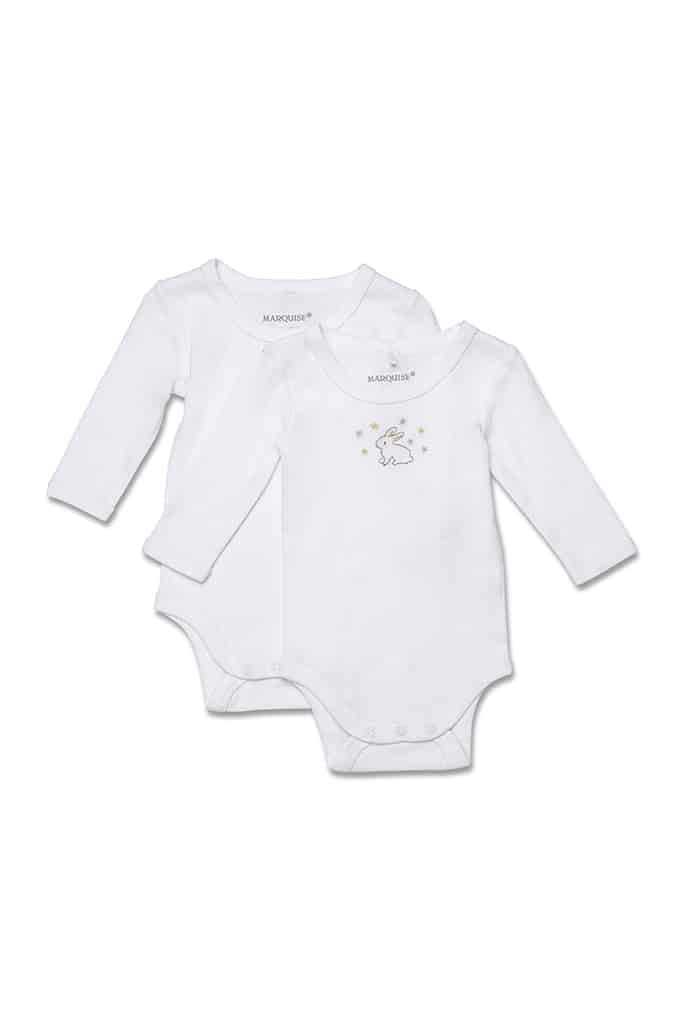 Marquise 2 Pack Bodysuits Embroided