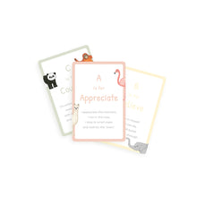 Load image into Gallery viewer, Mindful &amp; Co Kids - A-Z Mindful Affirmation Cards