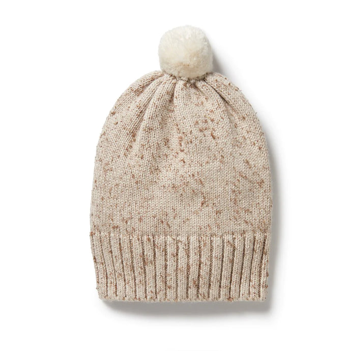 wilson + frenchy Almond Fleck Knitted Hat