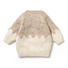 Load image into Gallery viewer, wilson + frenchy Almond Fleck Knitted Jumper
