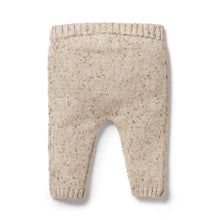 Load image into Gallery viewer, wilson + frenchy Almond Fleck Knitted Jacquard Jumper &amp; Knit Legging Set