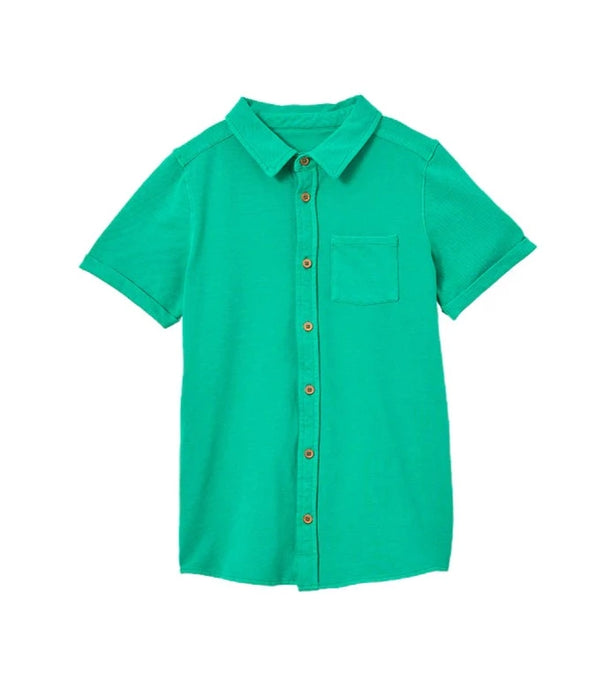 Milky Apple Green Pique Shirt