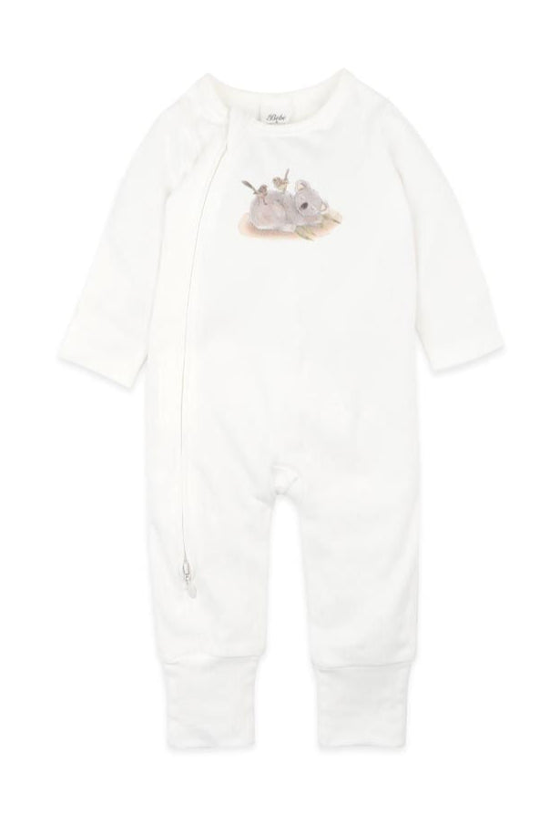 Bébé Australiana Organic Koala LS Zipsuit
