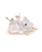 Load image into Gallery viewer, Bébé Australiana Organic Koala LS Zipsuit