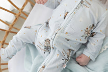 Load image into Gallery viewer, confetti kidz Bamboo Zipsuit | Aviator Teddy