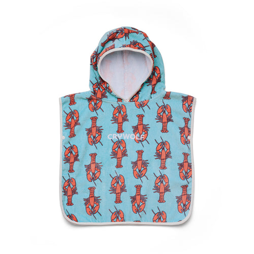 CRYWOLF Baby Hooded Towel | Little Lobsters