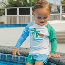 Load image into Gallery viewer, CRYWOLF Baby Rash Vest | Seaside Colourblock