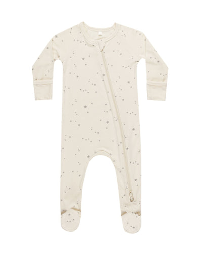 Quincy Mae Bamboo Zip Footie || Twinkle