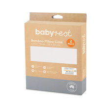 Load image into Gallery viewer, BabyRest Junior Pillow Case 2 Pack - Bamboo