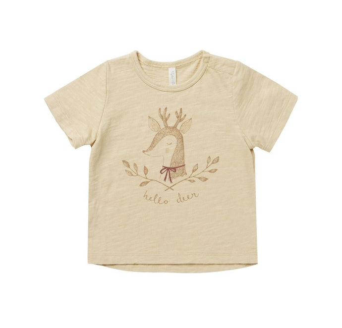 Rylee + Cru basic tee || hello deer