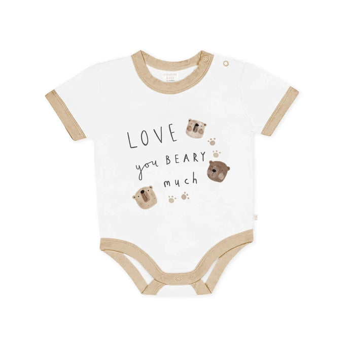 confetti kidz Print Bodysuit - Beary Cute