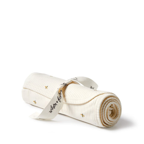 wilson + frenchy Organic Bunny Rug | Bee Mine