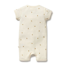 Load image into Gallery viewer, wilson + frenchy Organic Boyleg Zipsuit | Bee Mine