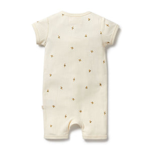 wilson + frenchy Organic Boyleg Zipsuit | Bee Mine