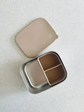 Load image into Gallery viewer, Cuddle Bug &amp; Co Stainless Steel Bento Box | Almond