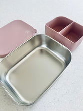 Load image into Gallery viewer, Cuddle Bug &amp; Co Stainless Steel Bento Box | Cherry
