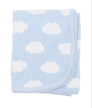 Load image into Gallery viewer, Bébé Blue Cloud Jacquard Bunny Rug