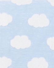 Load image into Gallery viewer, Bébé Blue Cloud Jacquard Bunny Rug