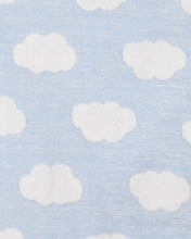Load image into Gallery viewer, Bébé Blue Cloud Jacquard LS Onesie