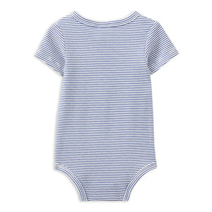 Milky Rib Bubbysuit | Blue Rib