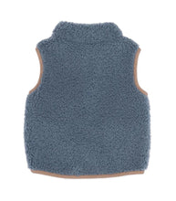 Load image into Gallery viewer, Bébé Blue Sherpa Vest