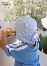 Load image into Gallery viewer, Acorn Soft Jersey Flap Cap | Blue Sprinkle
