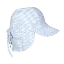 Load image into Gallery viewer, Acorn Soft Jersey Flap Cap | Blue Sprinkle