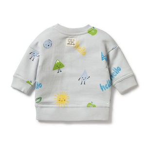 wilson + frenchy Bluebell Organic Terry Sweat